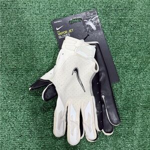 Nike Vapor Jet 6.0 Football Gloves Mens 4XL White Black NFL Promo CZ4637-127